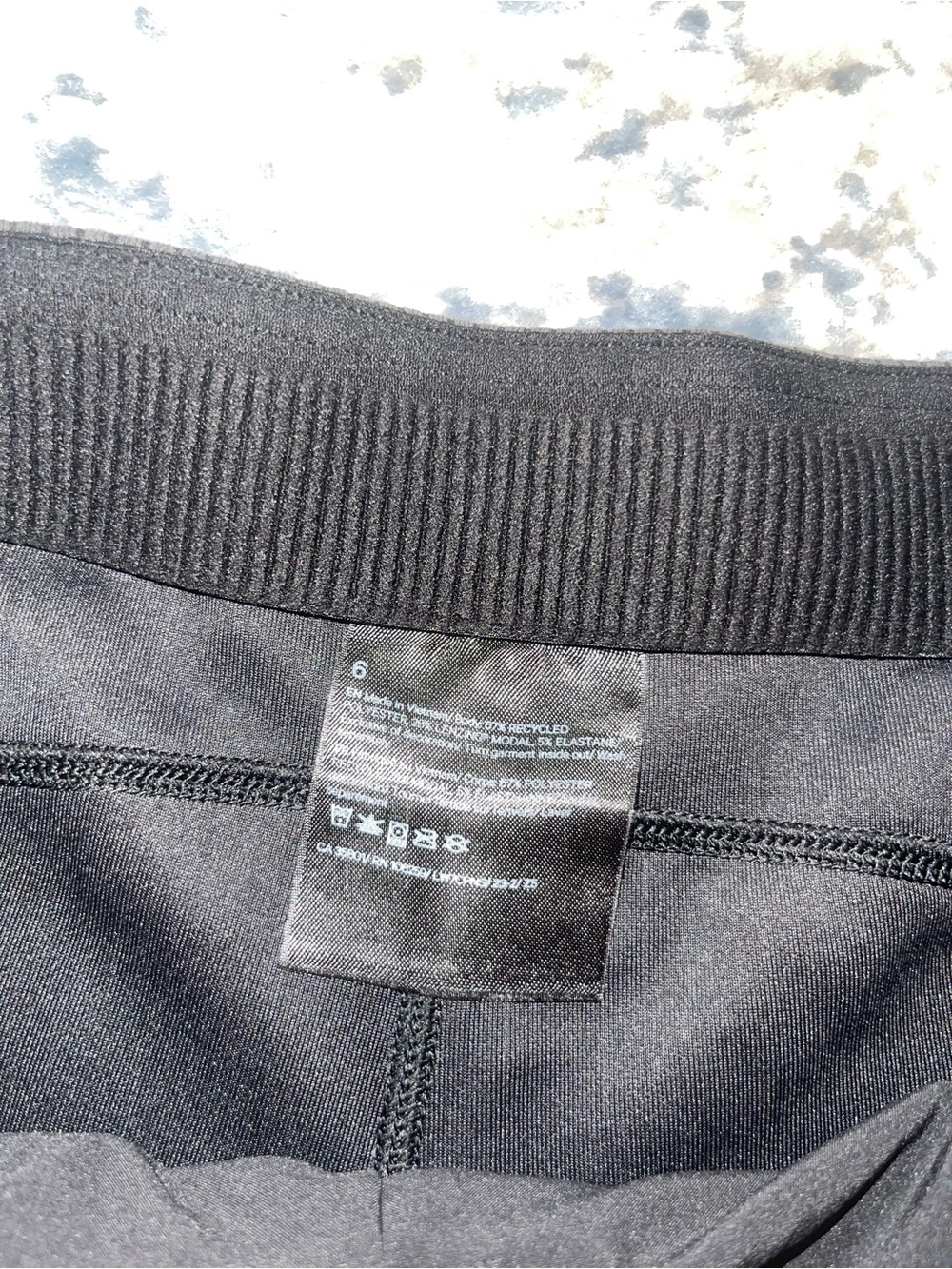Lululemon Black Ribbed Shorts - Picture 2 of 4